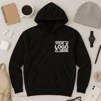 Custom Company Brand Pocket Customize Logo Hoodie thumb 3