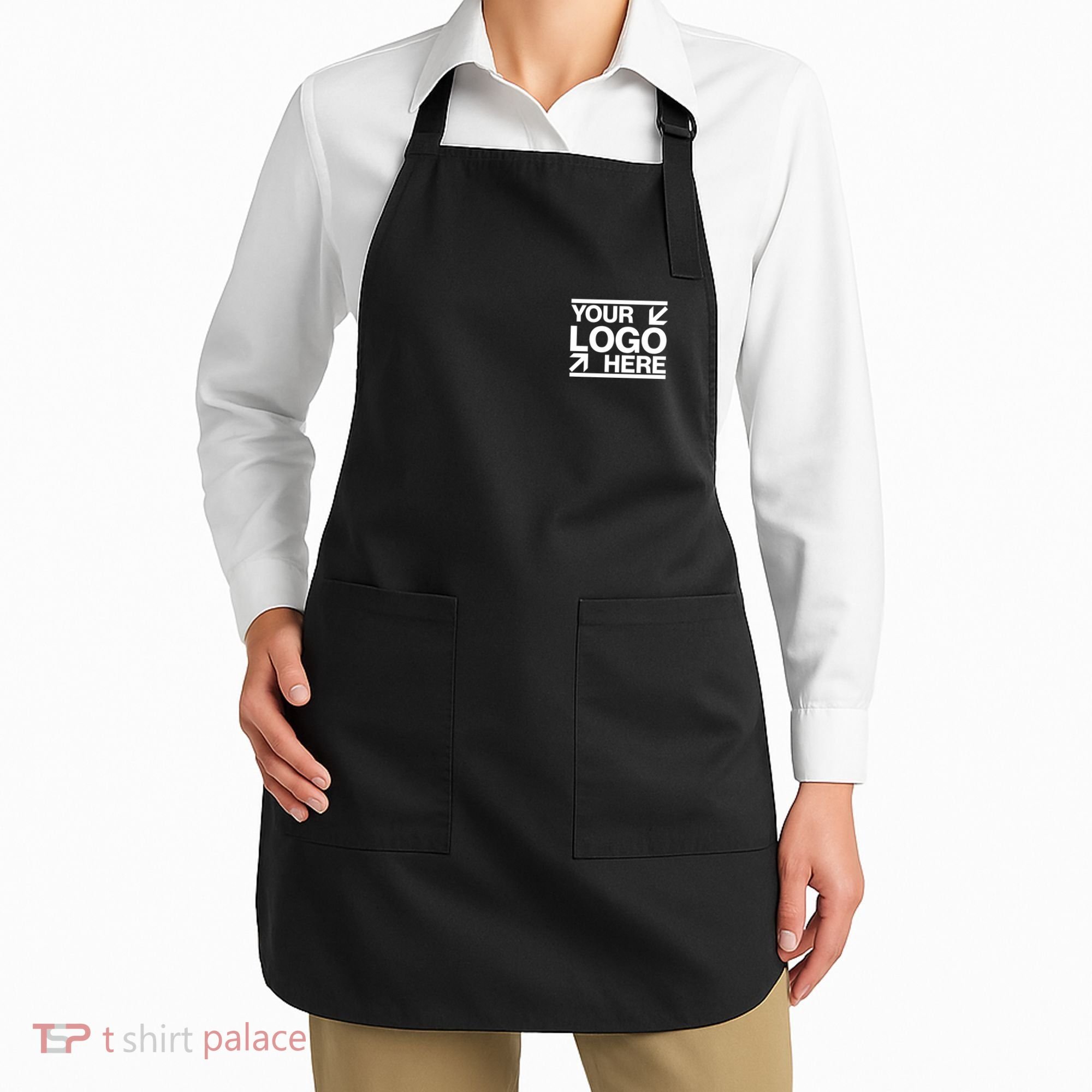 Custom Company Brand Pocket Customize Logo Apron
