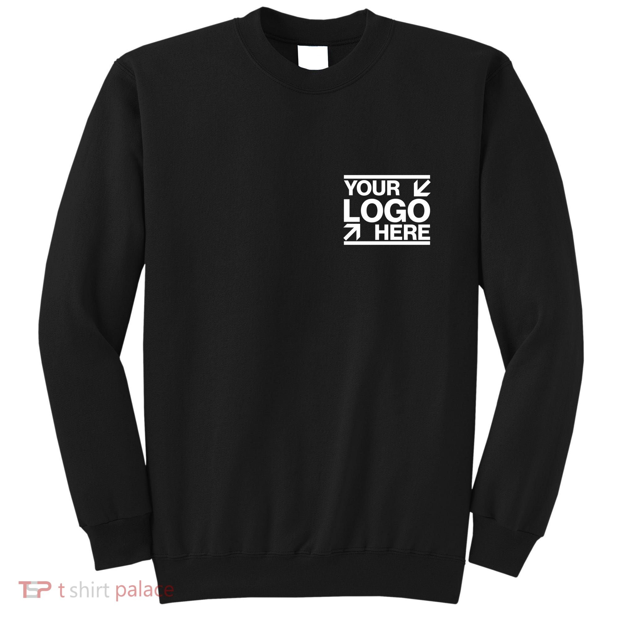 Custom Company Brand Pocket Customize Logo Sweatshirt