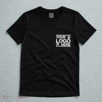 Custom Company Brand Pocket Customize Logo T-Shirt thumb 5