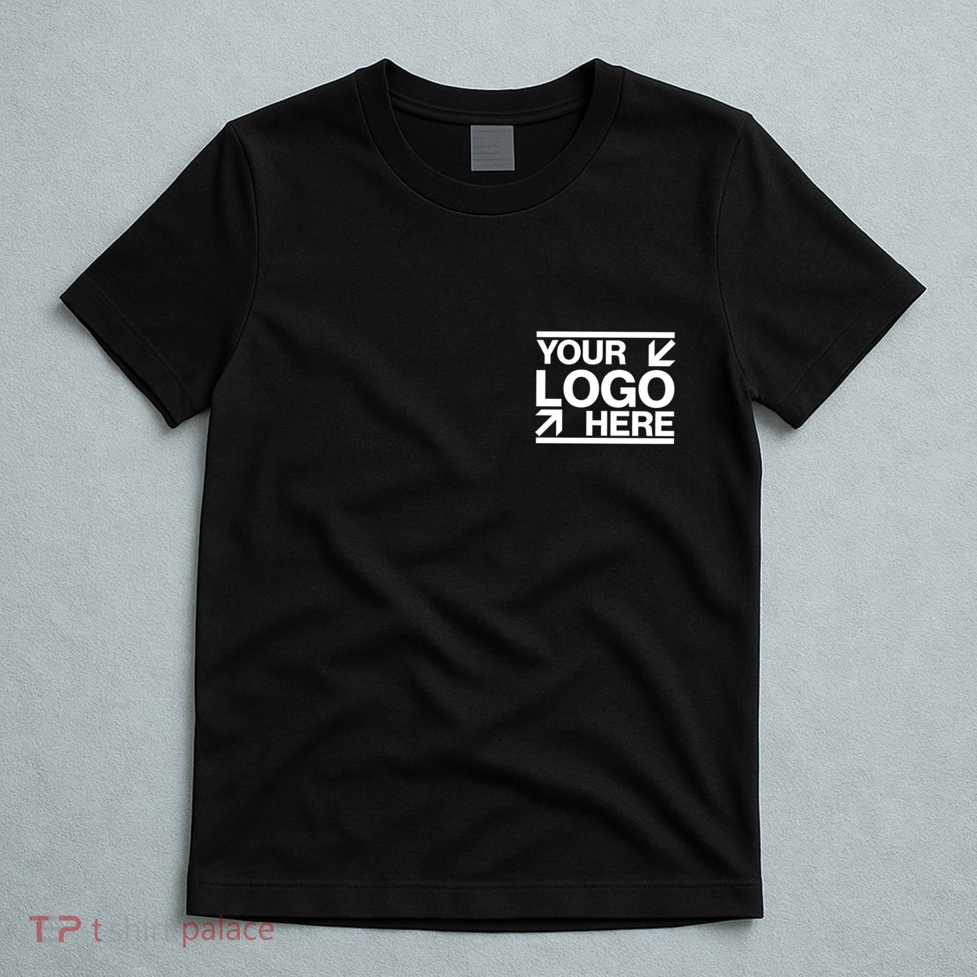 Custom Company Brand Pocket Customize Logo T-Shirt