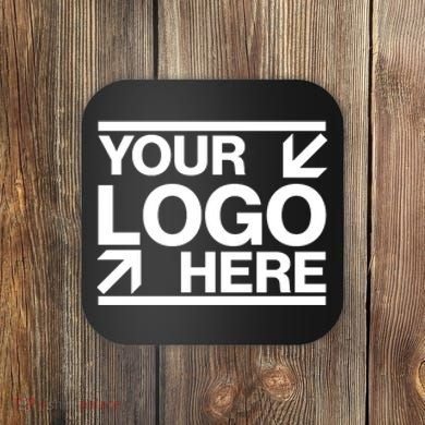 Custom Company Brand Pocket Customize Logo Coaster