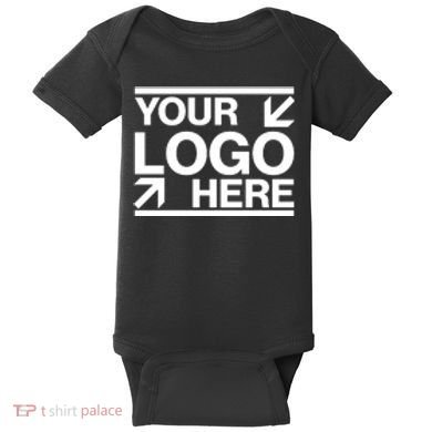 Custom Company Brand Pocket Customize Logo Baby Bodysuit