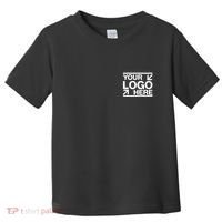 Custom Company Brand Pocket Customize Logo Toddler T-Shirt thumb 0