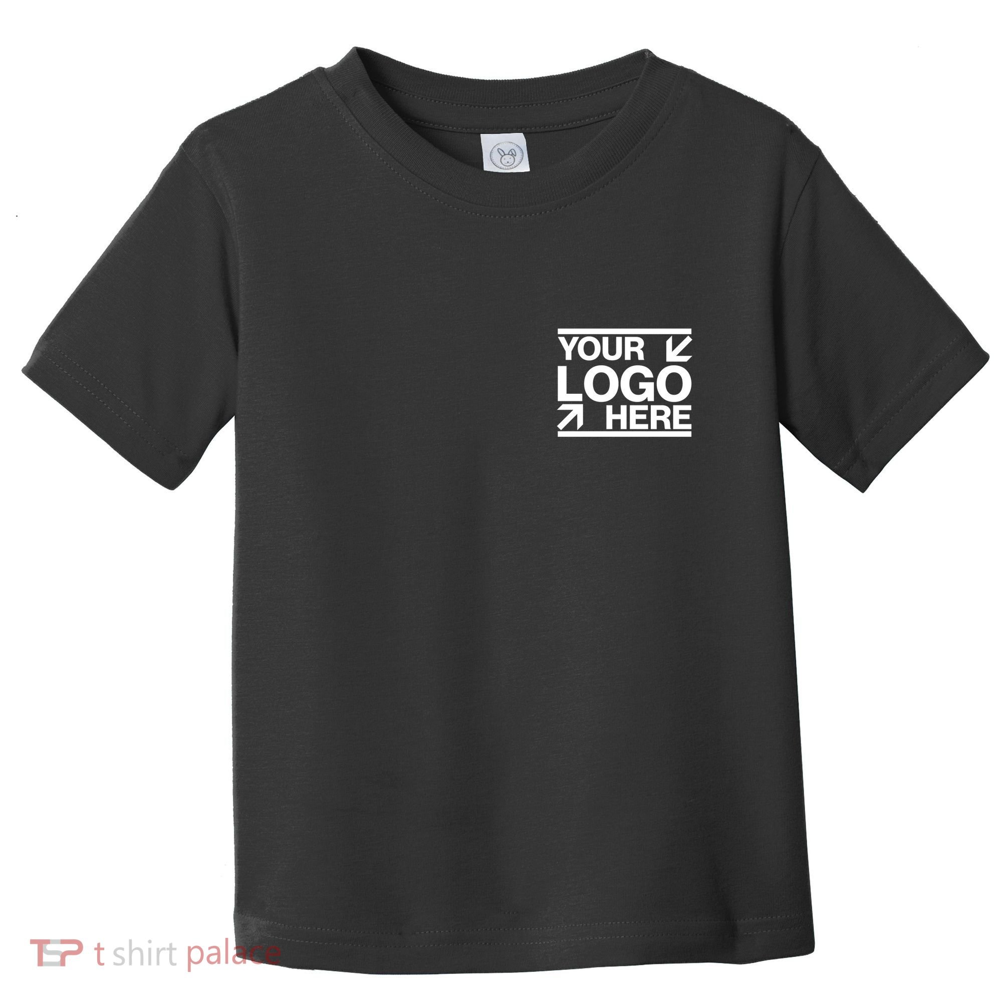 Custom Company Brand Pocket Customize Logo Toddler T-Shirt