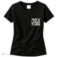 Custom Company Brand Pocket Customize Logo Women's T-Shirt thumb 0