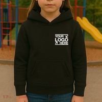 Custom Company Brand Pocket Customize Logo Kids Hoodie thumb 3