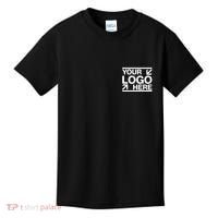 Custom Company Brand Pocket Customize Logo Kids T-Shirt thumb 0