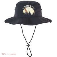 Cincinnati Cityscape Baseball Lover Women Bucket Hat thumb 0