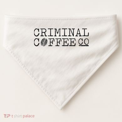 Criminal Coffee USA-Made Doggie Bandana