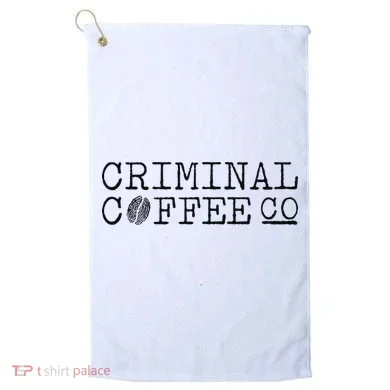 Criminal Coffee Golf Towel