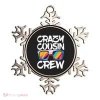 Crazy Cousin Crew Adults Boy Girl Matching Ornament thumb 0