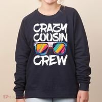 Crazy Cousin Crew Adults Boy Girl Matching Women's Sweatshirt thumb 0