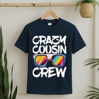 Crazy Cousin Crew Adults Boy Girl Matching T-Shirt thumb 2