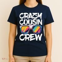 Crazy Cousin Crew Adults Boy Girl Matching T-Shirt thumb 4