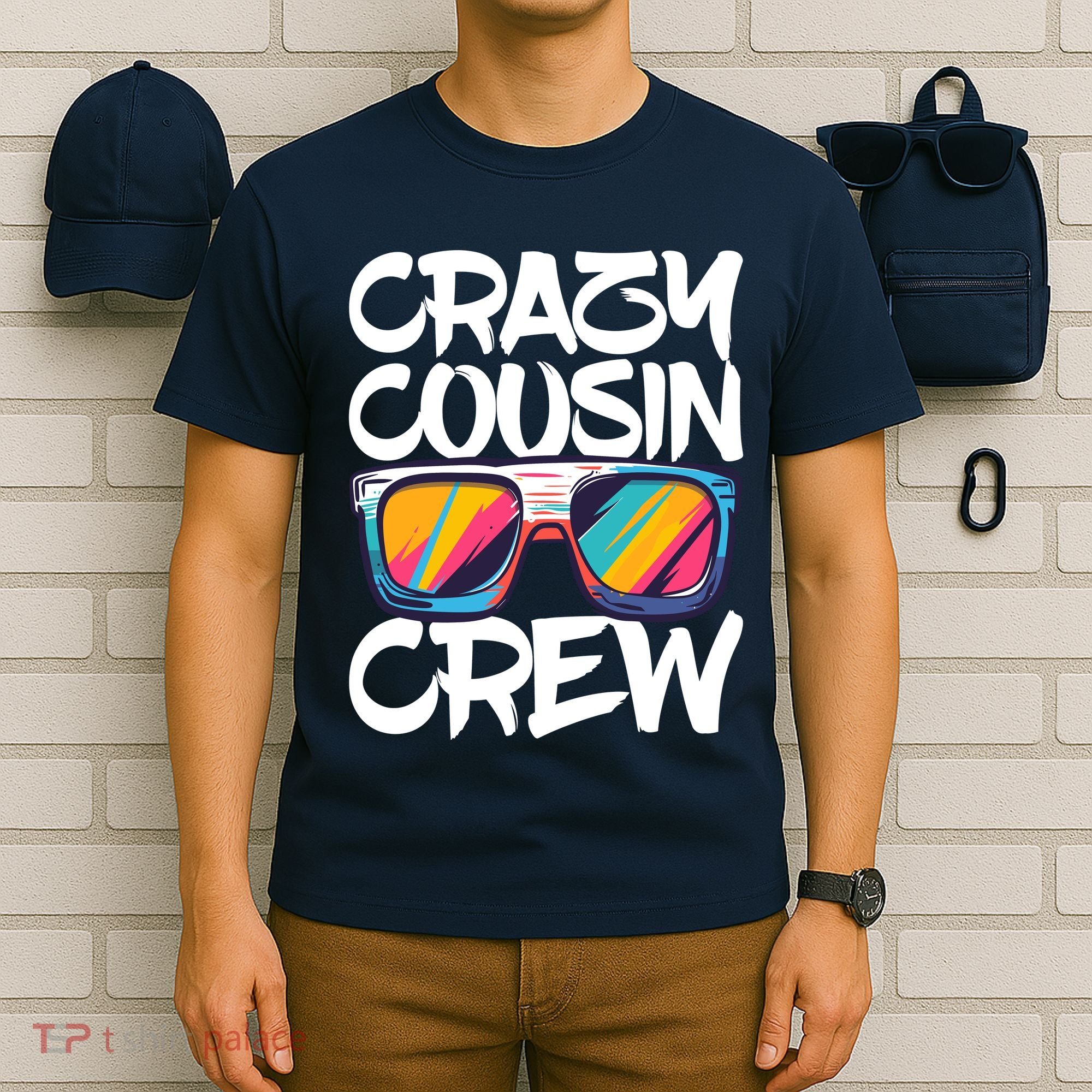 Crazy Cousin Crew Adults Boy Girl Matching T-Shirt