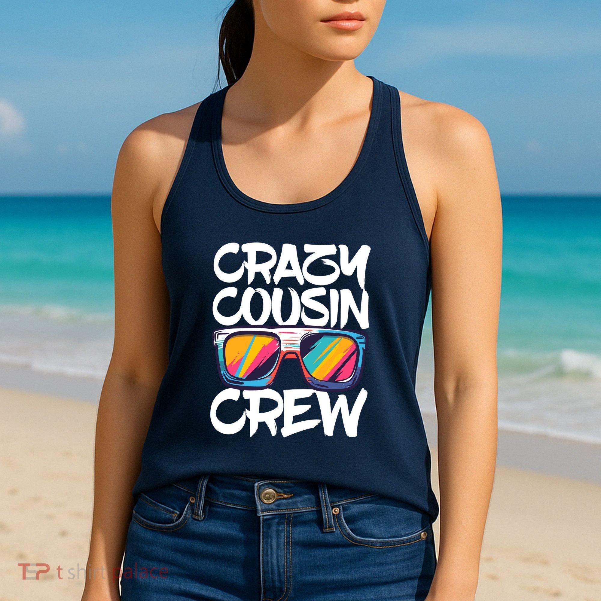 Crazy Cousin Crew Adults Boy Girl Matching Women's Tank Top