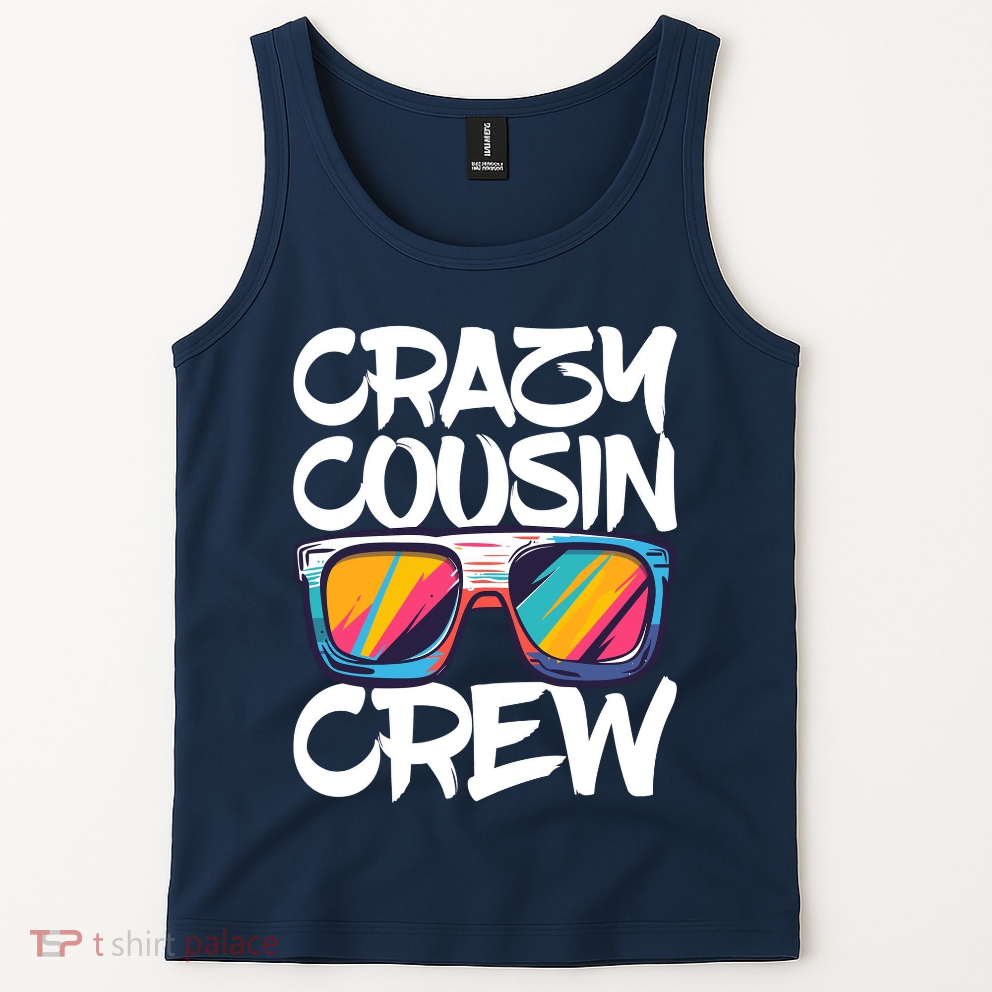 Crazy Cousin Crew Adults Boy Girl Matching Tank Top
