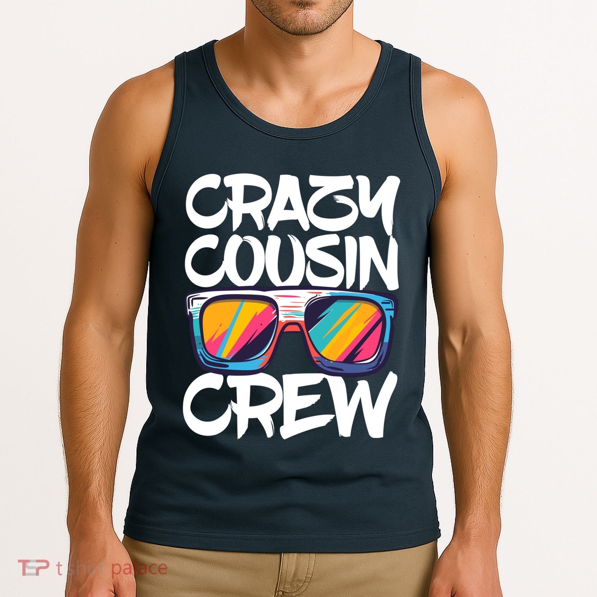Crazy Cousin Crew Adults Boy Girl Matching Tank Top