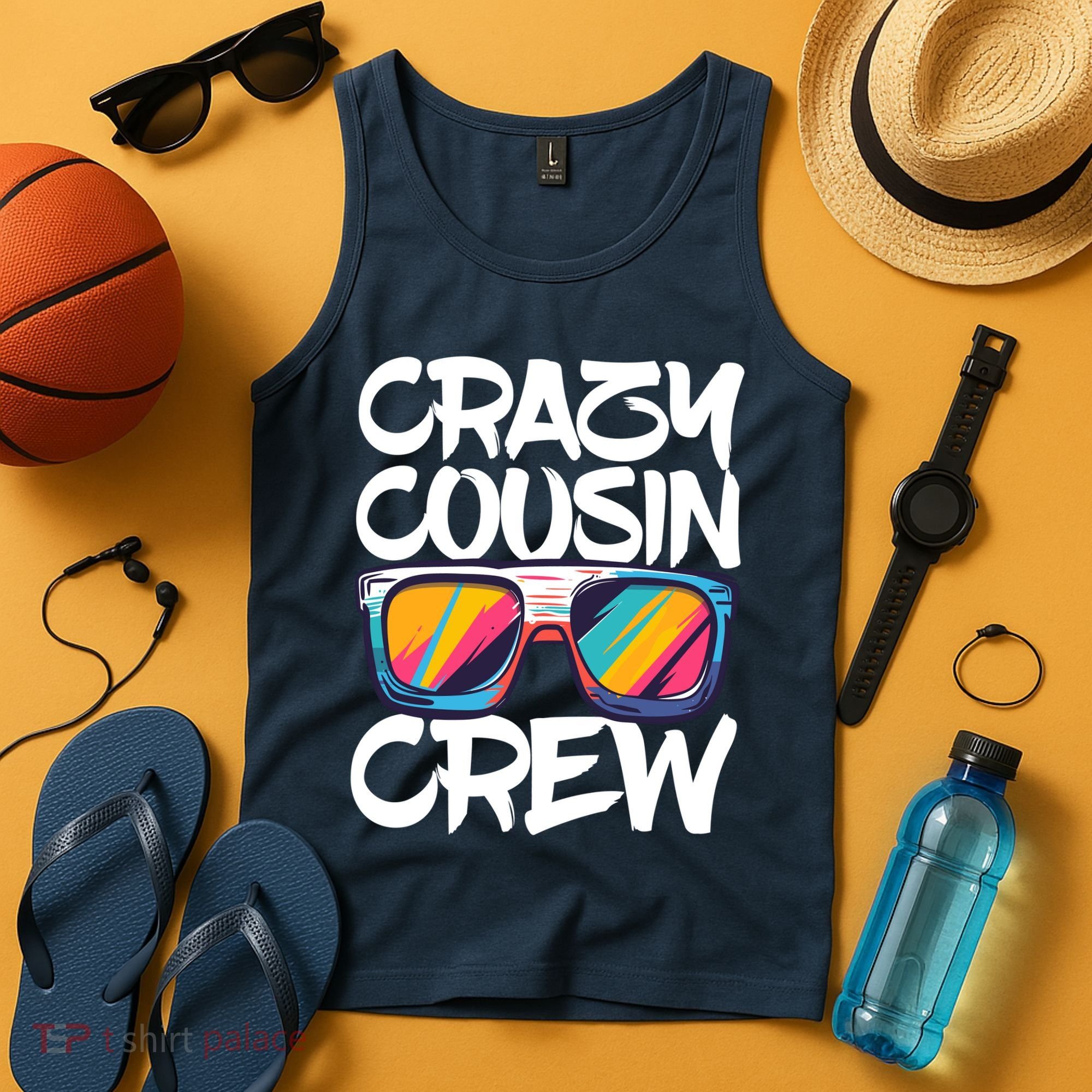 Crazy Cousin Crew Adults Boy Girl Matching Tank Top