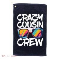 Crazy Cousin Crew Adults Boy Girl Matching Golf Towel thumb 0