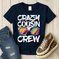Crazy Cousin Crew Adults Boy Girl Matching Women's T-Shirt thumb 3
