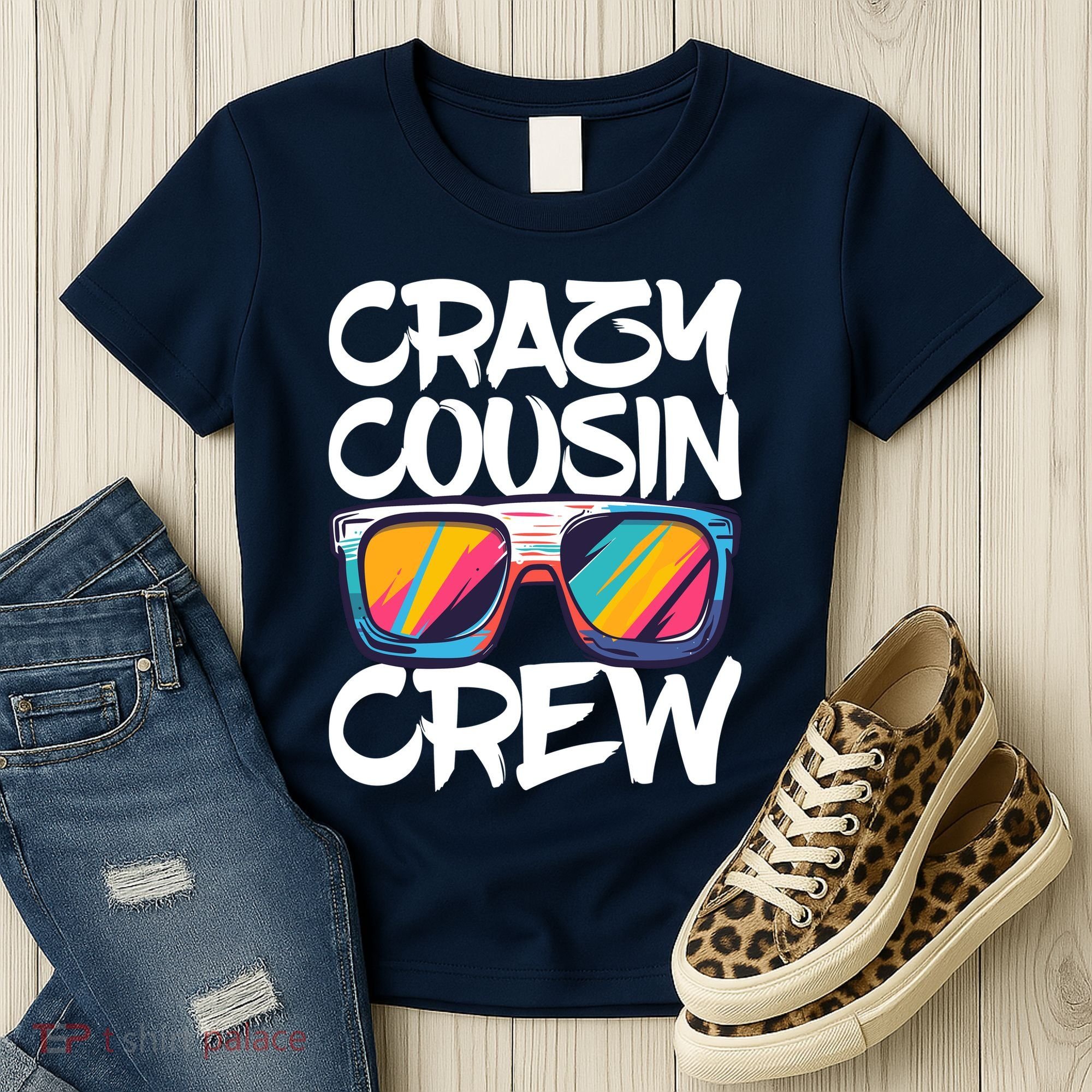 Crazy Cousin Crew Adults Boy Girl Matching Women's T-Shirt