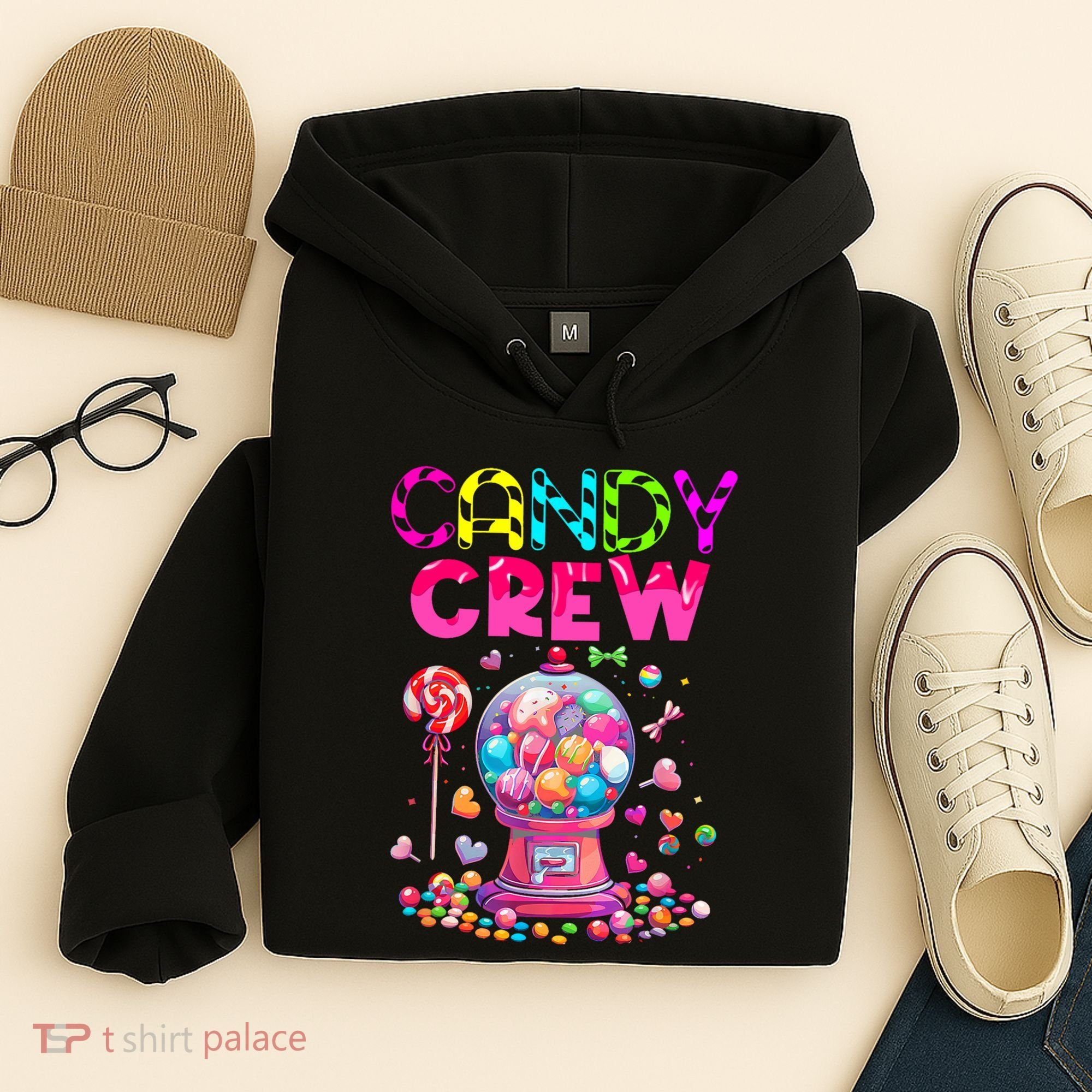Candy Crew Candy Land Sweetie Candy Squad Halloween Costume Hoodie