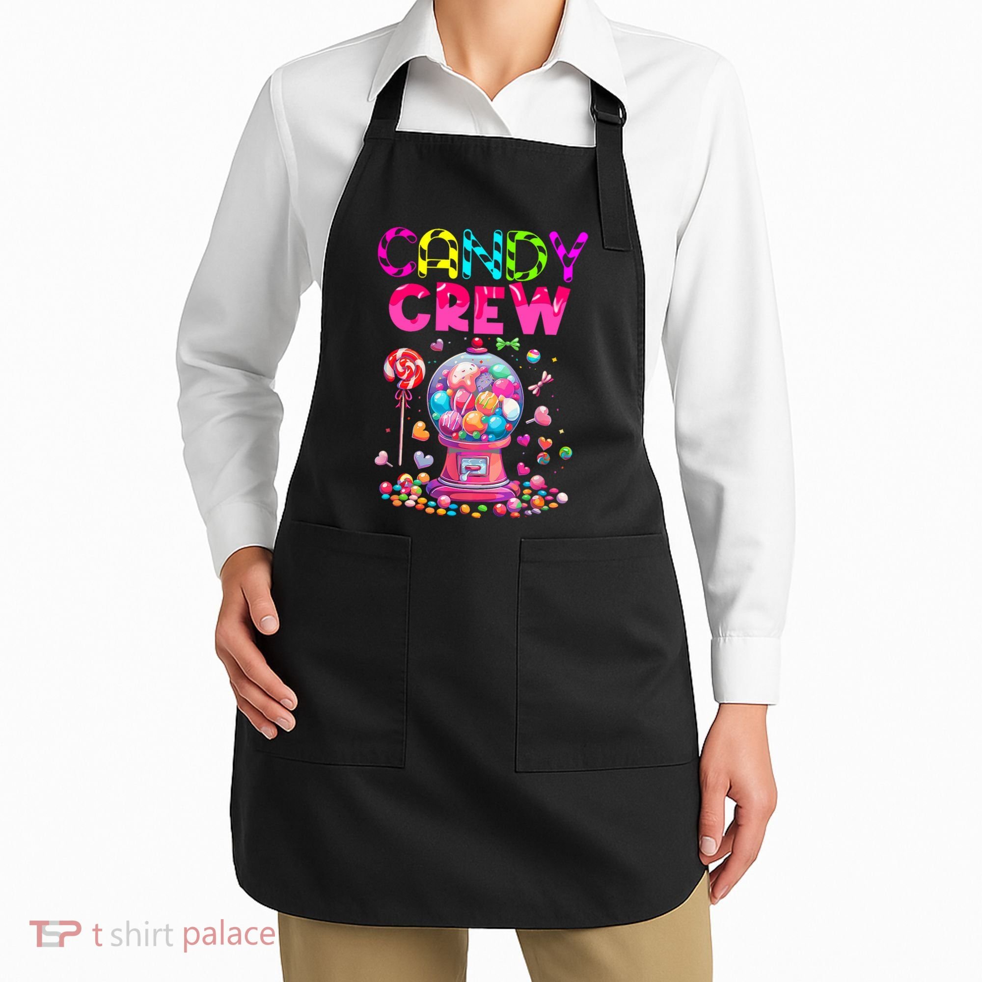 Candy Crew Candy Land Sweetie Candy Squad Halloween Costume Apron
