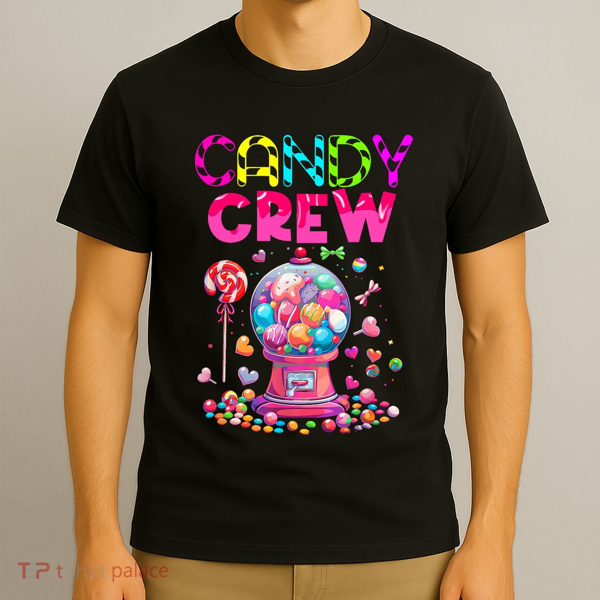 Candy Crew Candy Land Sweetie Candy Squad Halloween Costume T-Shirt