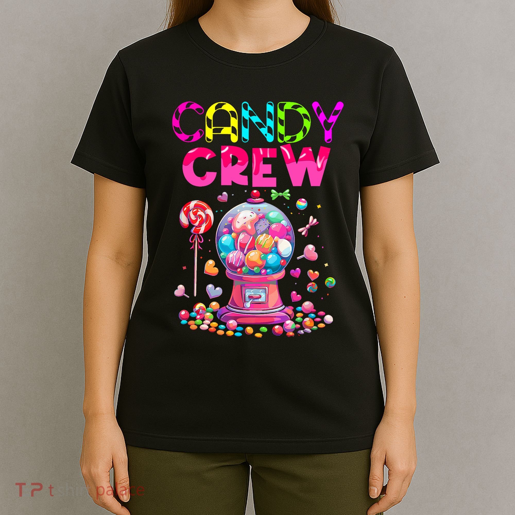 Candy Crew Candy Land Sweetie Candy Squad Halloween Costume T-Shirt