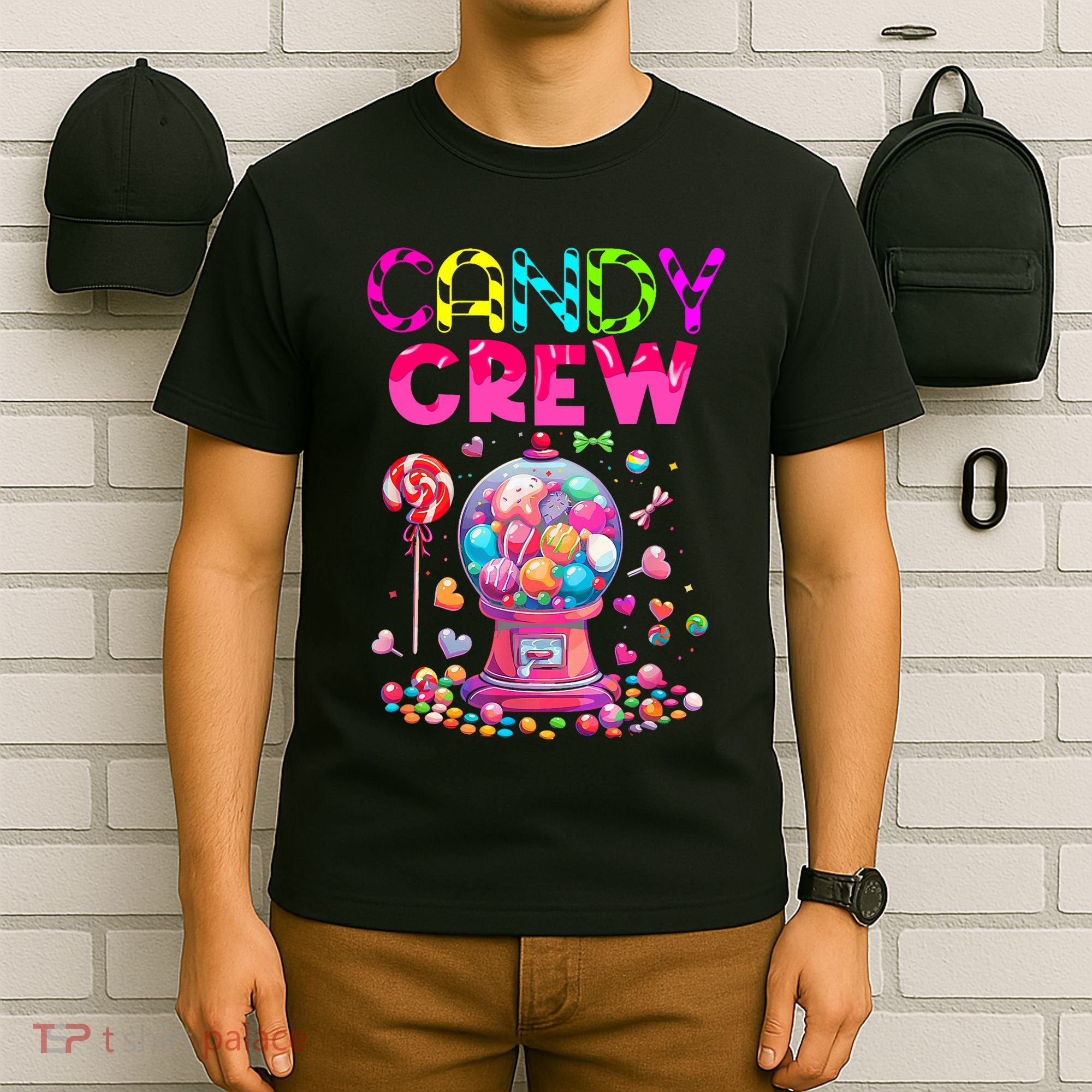 Candy Crew Candy Land Sweetie Candy Squad Halloween Costume T-Shirt