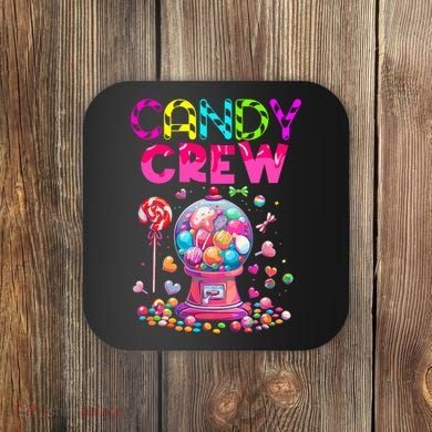 Candy Crew Candy Land Sweetie Candy Squad Halloween Costume Coaster