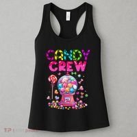 Candy Crew Candy Land Sweetie Candy Squad Halloween Costume Women's Tank Top thumb 3