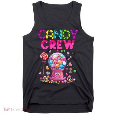 Candy Crew Candy Land Sweetie Candy Squad Halloween Costume Tank Top