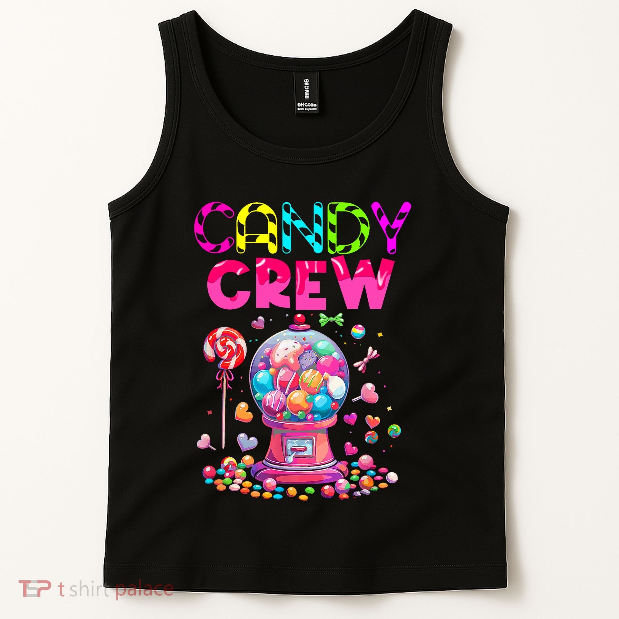 Candy Crew Candy Land Sweetie Candy Squad Halloween Costume Tank Top