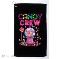 Candy Crew Candy Land Sweetie Candy Squad Halloween Costume Golf Towel thumb 0