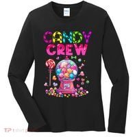 Candy Crew Candy Land Sweetie Candy Squad Halloween Costume Women's Long Sleeve Shirt thumb 0