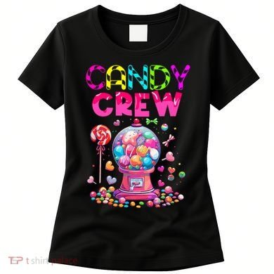 Candy Crew Candy Land Sweetie Candy Squad Halloween Costume Women's T-Shirt