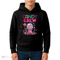 Candy Crew Candy Land Sweetie Candy Squad Halloween Costume Kids Hoodie thumb 4