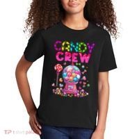 Candy Crew Candy Land Sweetie Candy Squad Halloween Costume Kids T-Shirt thumb 2