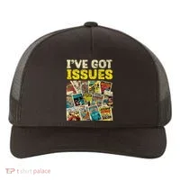 Comic Collector Comic Reader Reading Yupoong Adult 5-Panel Trucker Hat thumb 0