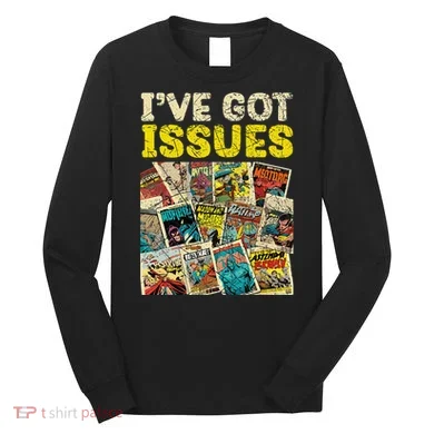 Comic Collector Comic Reader Reading Long Sleeve Shirt