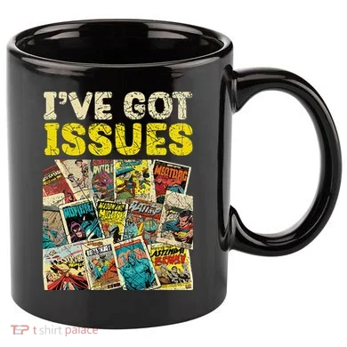 Comic Collector Comic Reader Reading 11oz C Handle Ceramic Mug