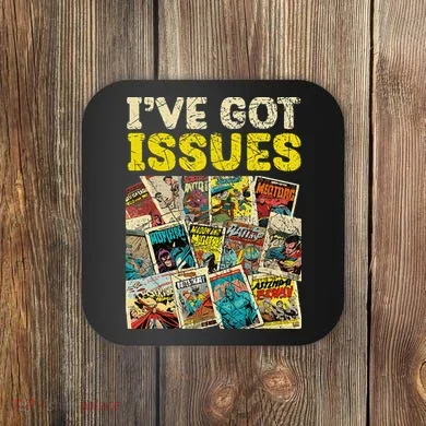 Comic Collector Comic Reader Reading Coaster
