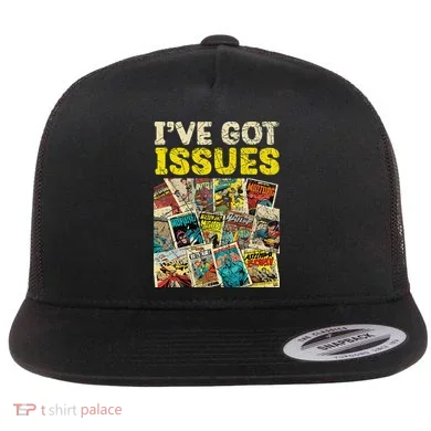 Comic Collector Comic Reader Reading Flat Bill Trucker Hat