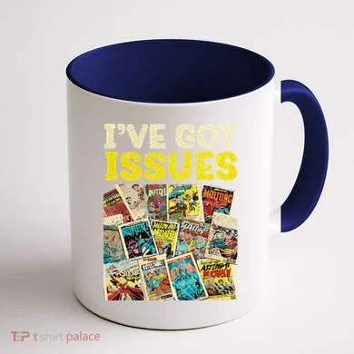 Comic Collector Comic Reader Reading Coffee Mug back