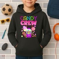 Candy Crew Candy Costume Candy Land Sweetie Kids Hoodie thumb 2