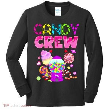 Candy Crew Candy Costume Candy Land Sweetie Kids Long Sleeve Shirt