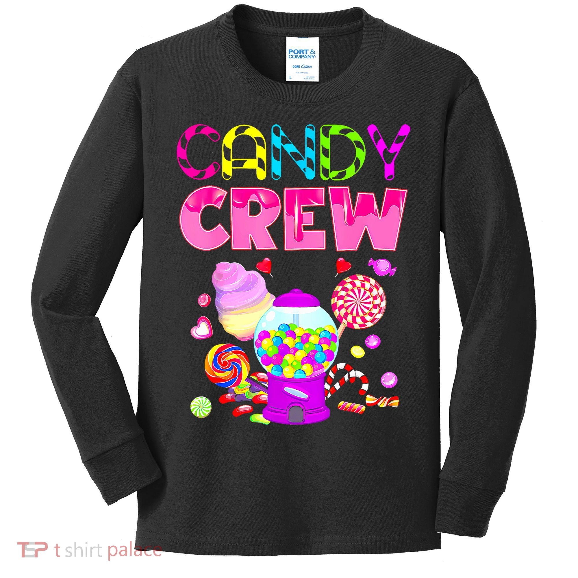 Candy Crew Candy Costume Candy Land Sweetie Kids Long Sleeve Shirt